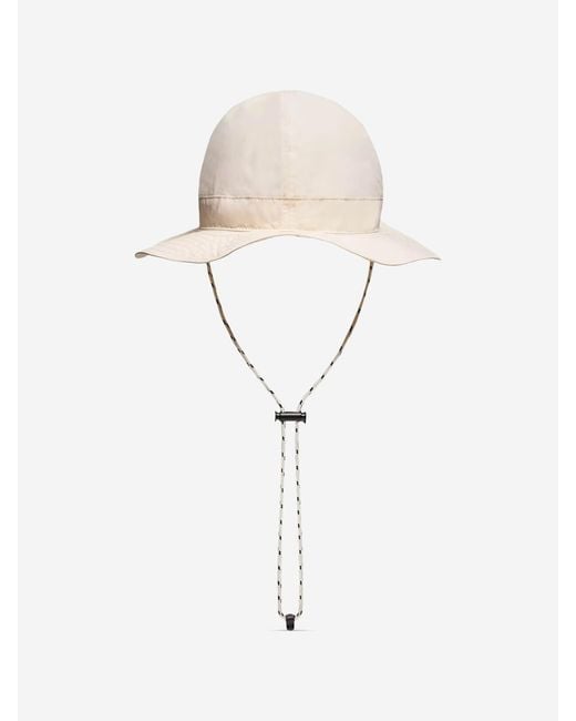 Moncler White Fisherman's Hat