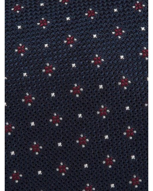 Bigi por Santa Eulalia Blue Floral Silk Tie for men