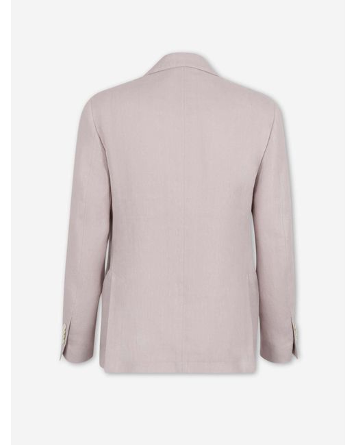 Lardini Gray Straight Wool Suit for men