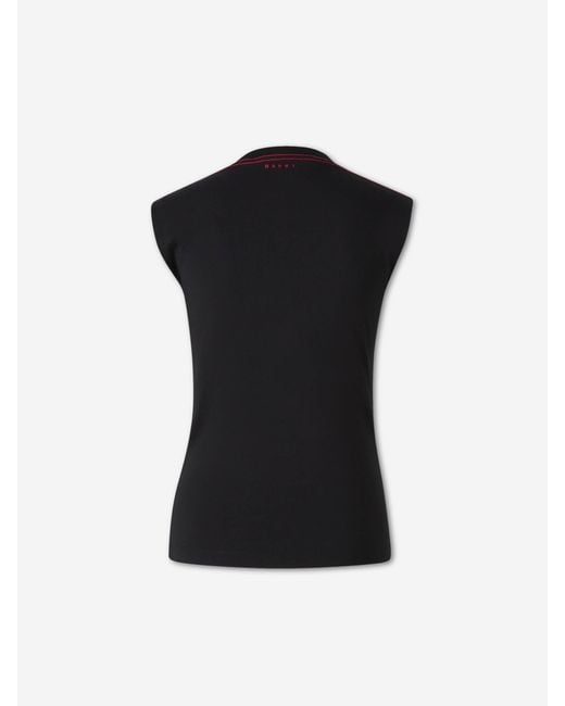 Marni Black Top Cut Outs