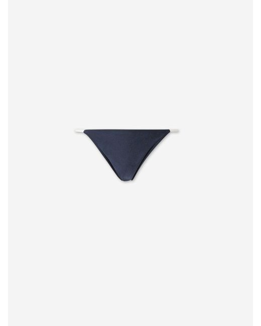 Cult Gaia Blue Chrissy Bikini Bottoms