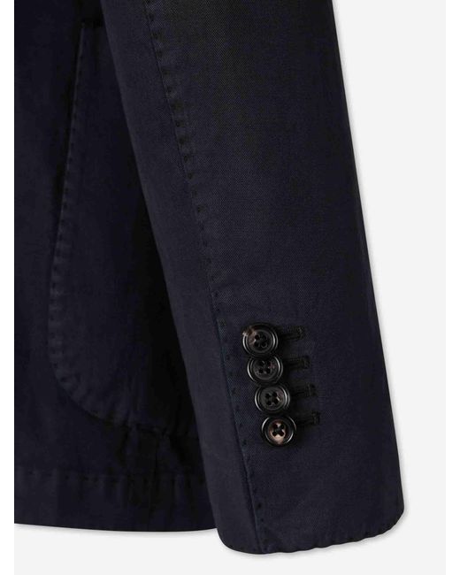 Santa Eulalia Blue Blazer Straight Smooth for men