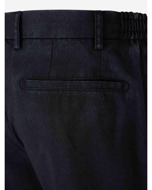 Santa Eulalia Blue Straight Leg Trousers for men