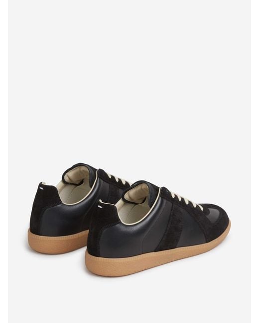 Maison Margiela Black Replica Sneakers for men