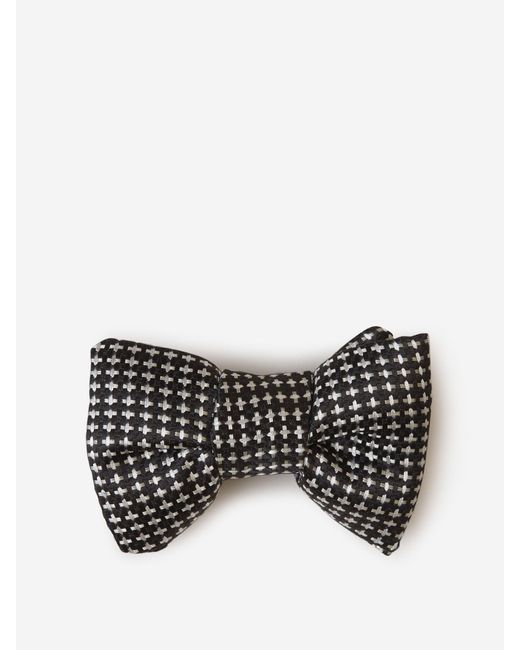 Tom Ford Black Classic Satin Bow Tie for men