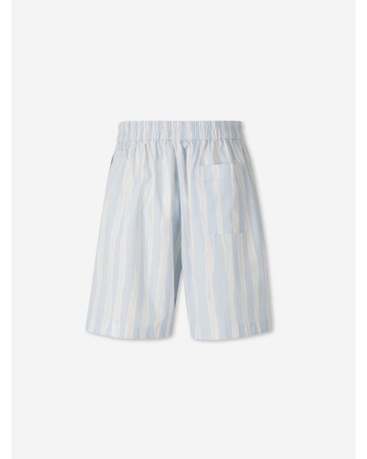 Jacquemus White Straight Bermuda Shorts for men