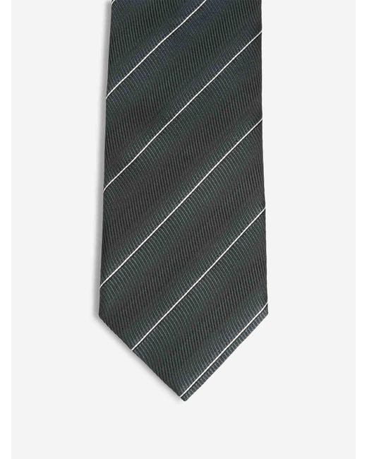 Tom Ford Gray Diagonal Stripe Tie for men