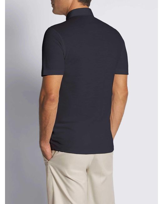 Polo di Brioni in Blue da Uomo