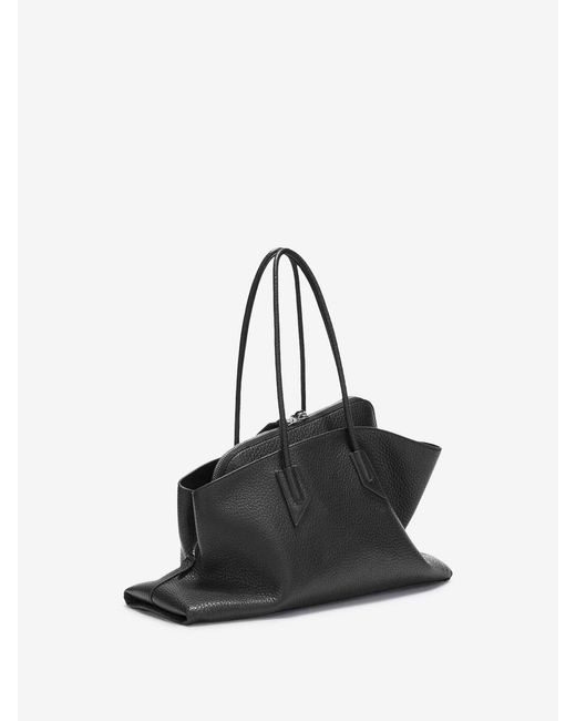 The Attico Black La Passeggiata Medium Bag