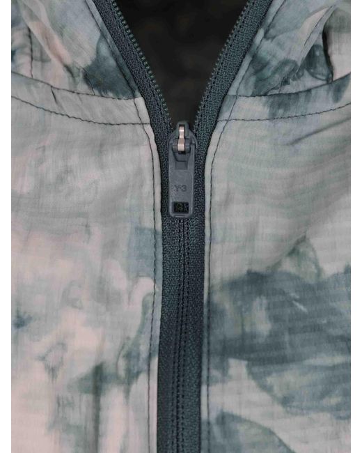 Y-3 Blue Technical Jacket for men