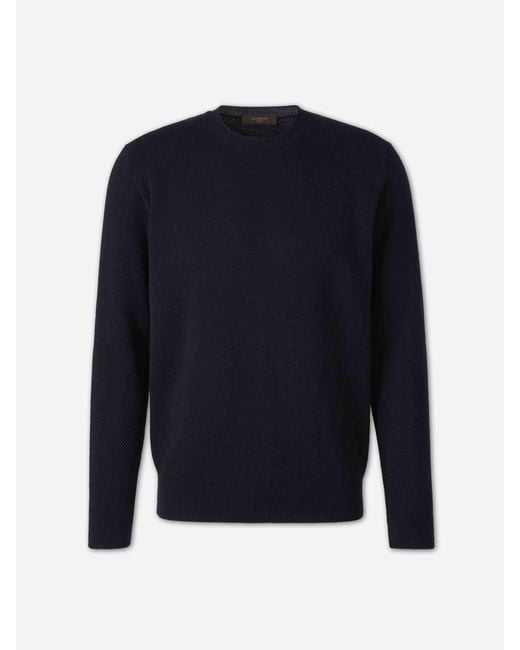 Pull À Col Rond Zanone pour homme en coloris Blue