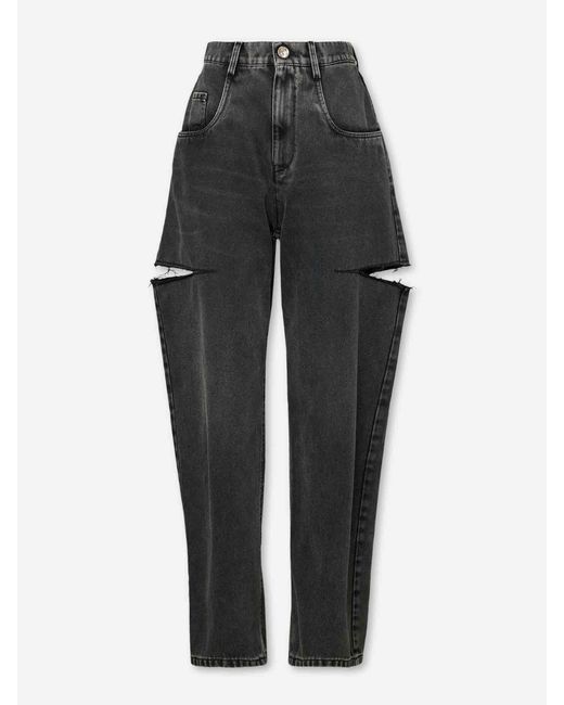 Maison Margiela Black Jeans Cut