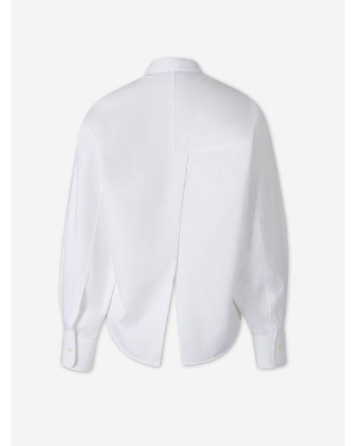 Camicia Cocoon di Givenchy in White