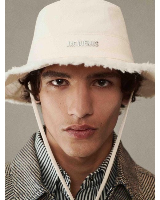 Jacquemus White Elegant Hat for men