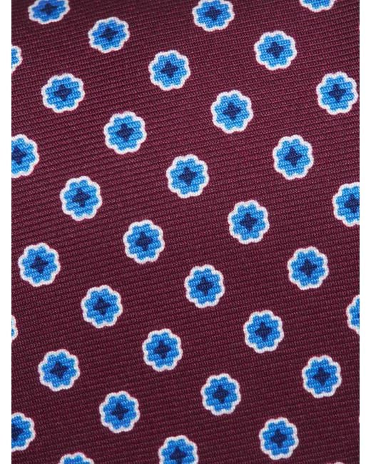 Bigi por Santa Eulalia Red Plain Wool Tie for men