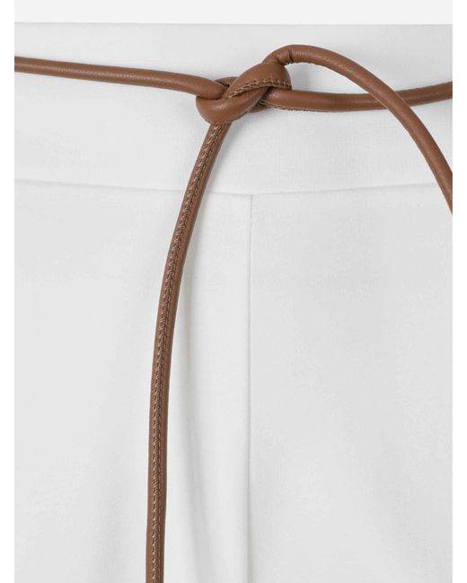 Herno White Dense Rome Trousers