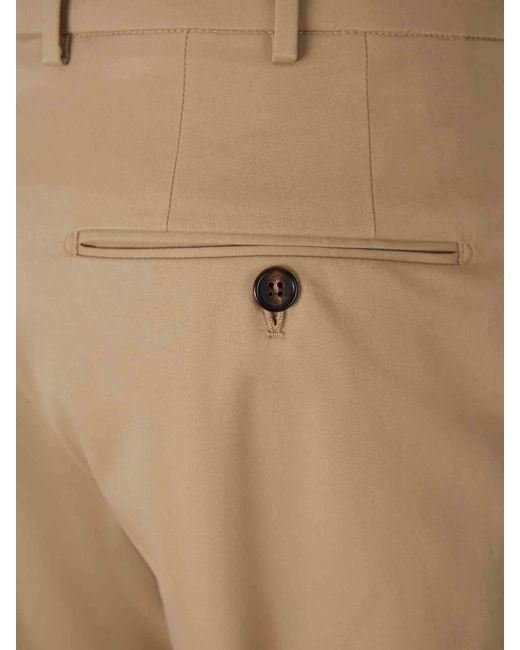 Incotex Natural Straight Chino Trousers for men