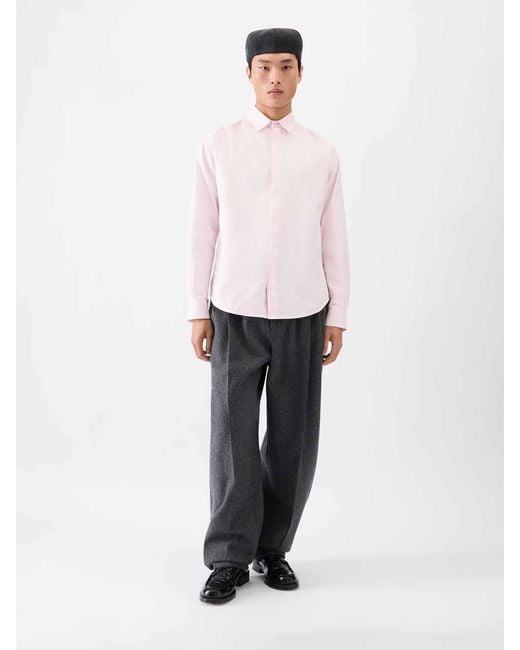 Camisa Simon Algodón Jacquemus de hombre de color Pink
