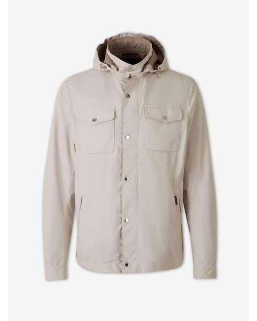 Moorer White Fenzi Casual Jacket for men