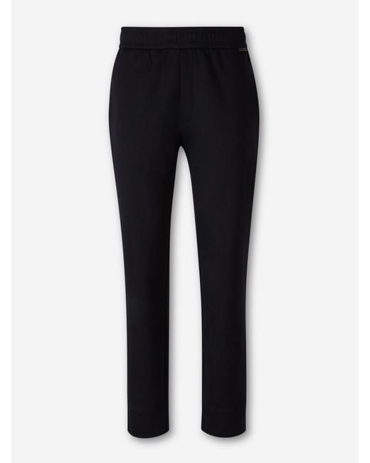 Joggers Recto Logo Moncler de hombre de color Black