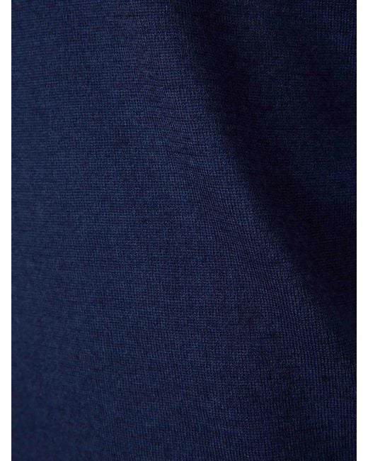 Santa Eulalia Blue V-Neck Sweater for men