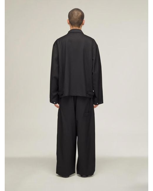 Y-3 Black Y-3 Wool Casual Jacket for men