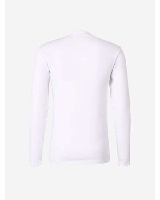 Tom Ford White Cotton Logo T-shirt for men