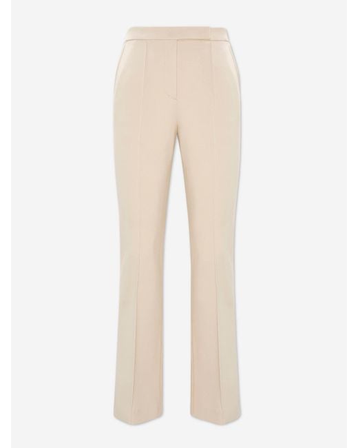 Dorothee Schumacher Natural Cropped Flared Trousers