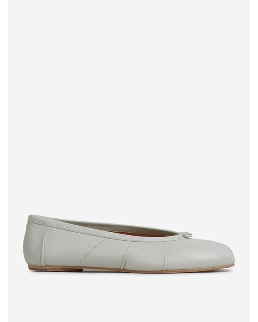 Maison Margiela White Tabi Ballerinas