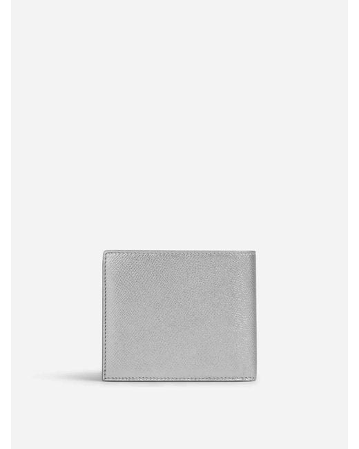 Balenciaga White Folding Leather Card Holder for men