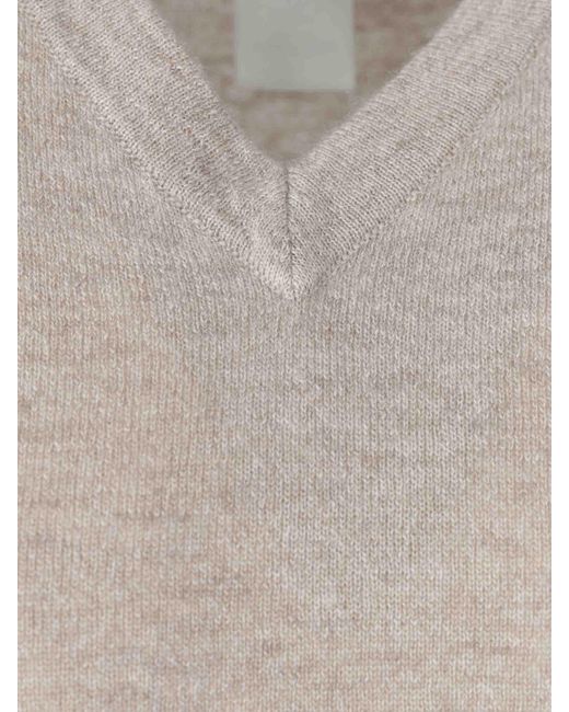 The Row White Extra Fine Knit Sweater