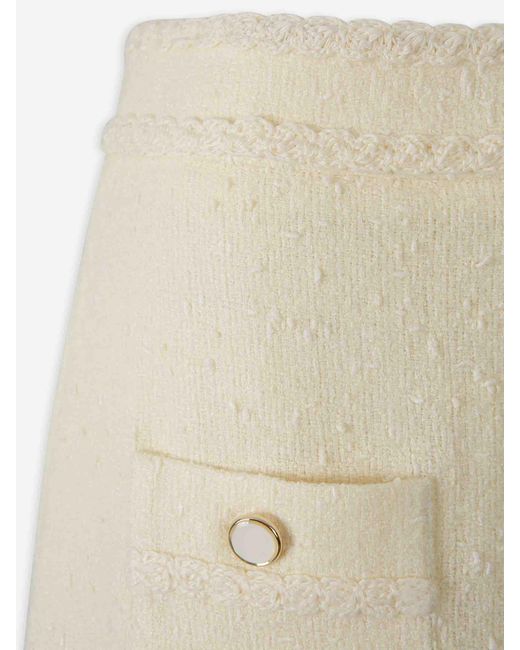Jonathan Simkhai White Leighton Mini Skirt