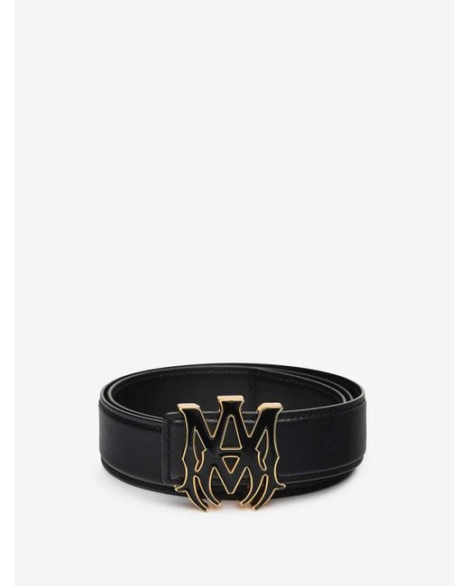 Amiri Logogürtel in Black für Herren