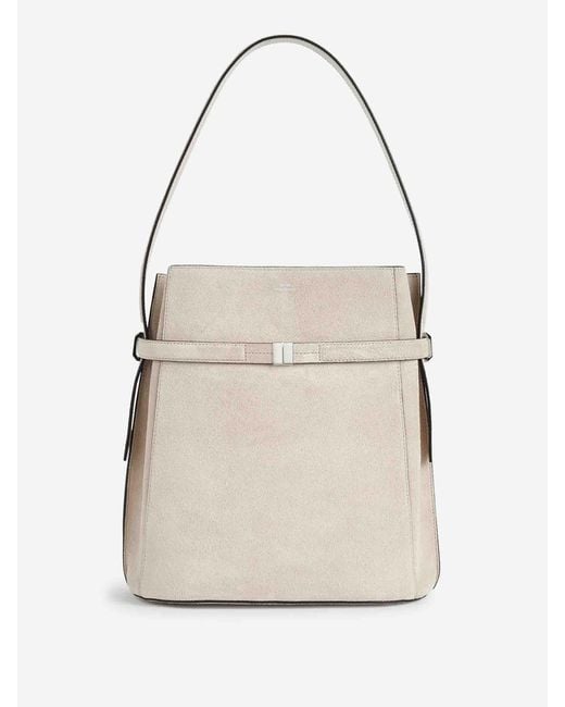 Totême  White Suede Belt Bag