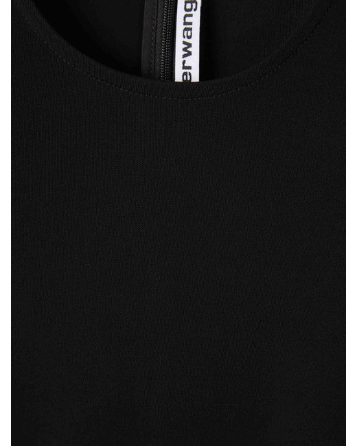 Alexander Wang Black Draped Top