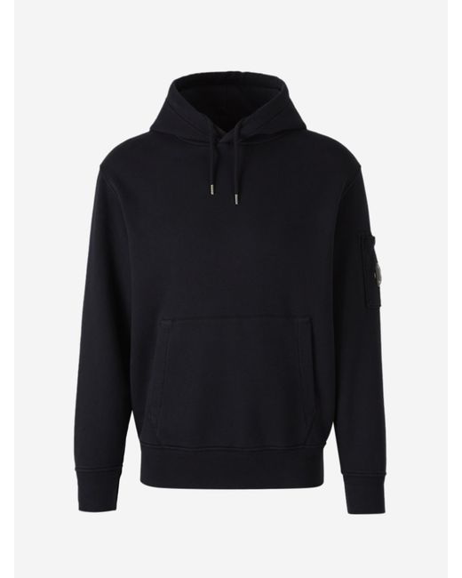 Sudadera Capucha Algodón C P Company de hombre de color Blue
