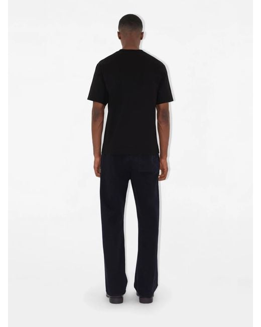 Burberry Black Knight Motif T-Shirt for men