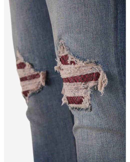 Jeans Rectos Mx1 Amiri de hombre de color Blue