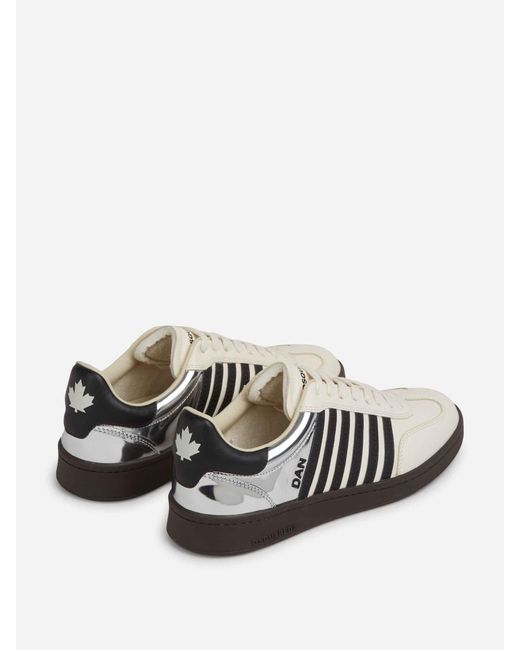 DSquared² White Boxer Sports Shoes for men