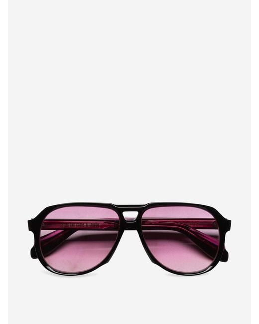 Cutler & Gross Black Aviator Sunglasses 9782 for men
