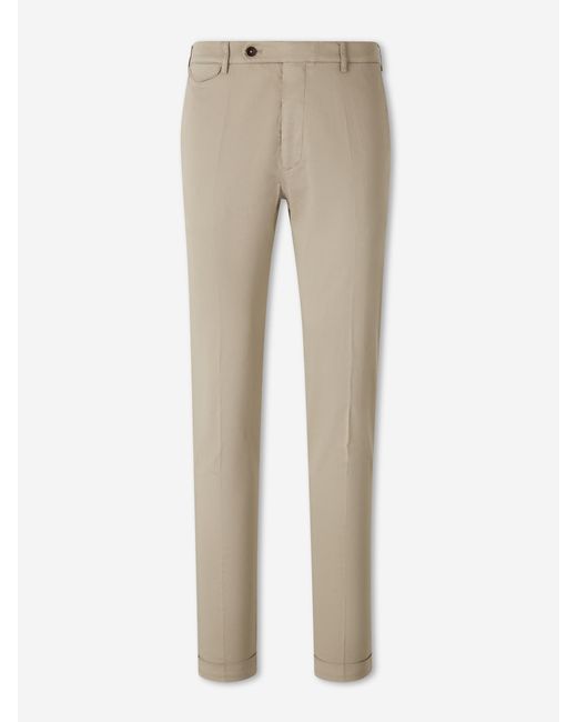 Santa Eulalia Natural Straight Chino Trousers for men
