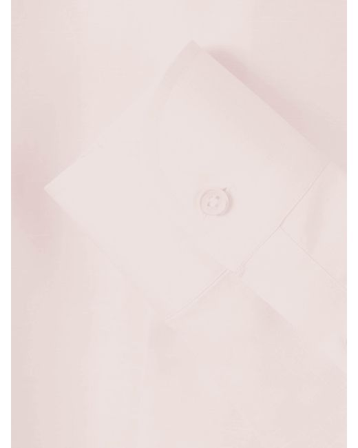 Santa Eulalia Pink Plain Blend Shirt for men