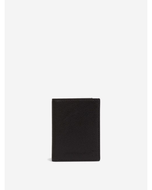 Tom Ford White Foldable Leather Cardholder for men
