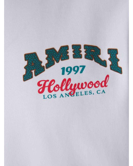 Amiri White Short Sleeve T-Shirt for men
