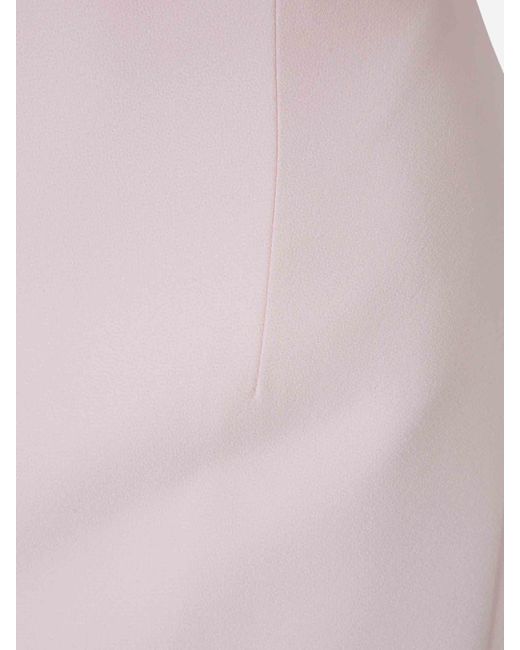 Safiyaa Pink Strukturiertes Maxikleid