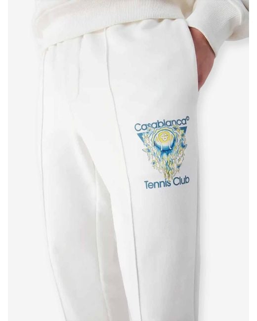 Casablanca White Joggers Tennis Club for men