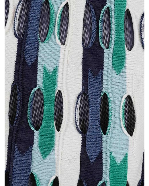 Jonathan Simkhai Blue Mini Knit Dress