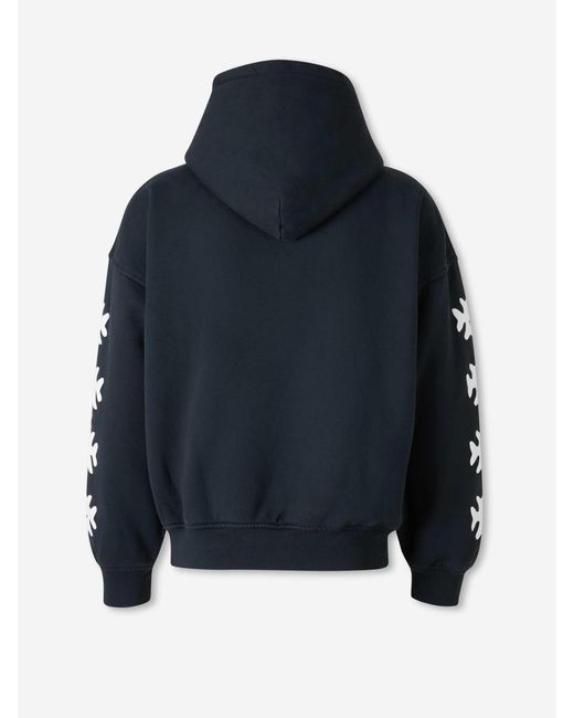 Rhude Blue Hooded Sweatshirt for men