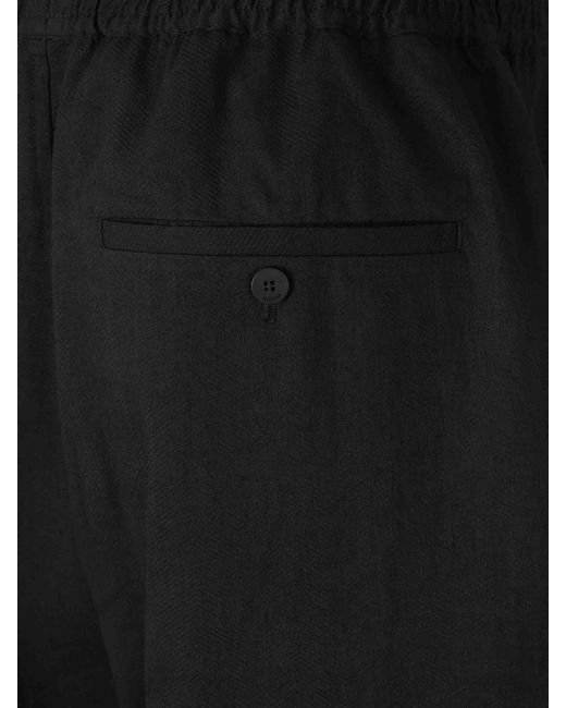 Jacquemus Black Miami Casual Pants for men