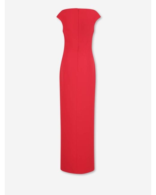 Safiyaa Red Lucrezia Maxi Dress